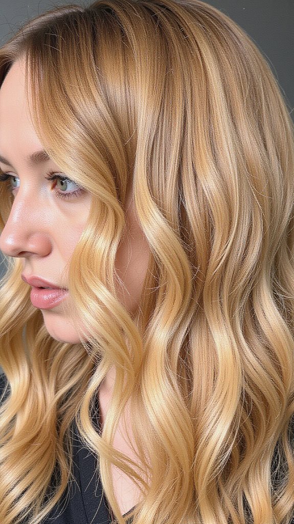 seamless honey blonde blending