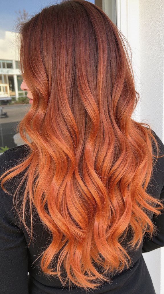 seasonal ginger ombre maintenance