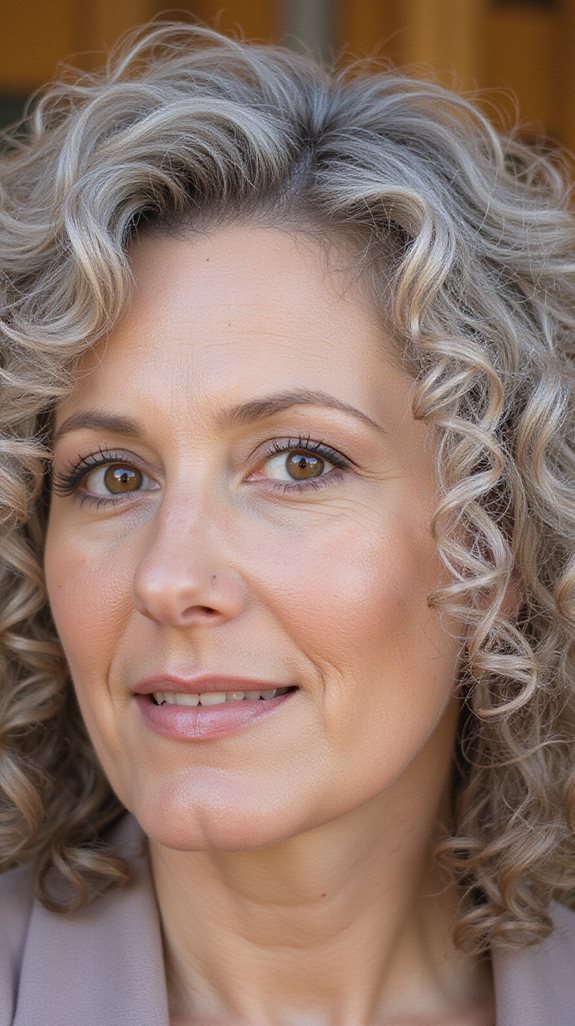 short curly styles enhance volume