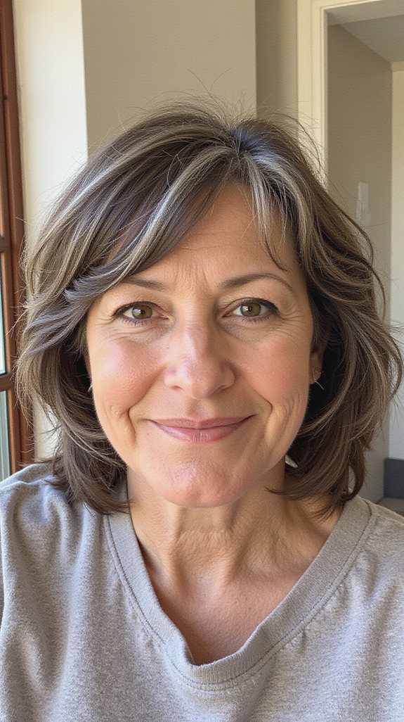 shoulder length layered haircut style