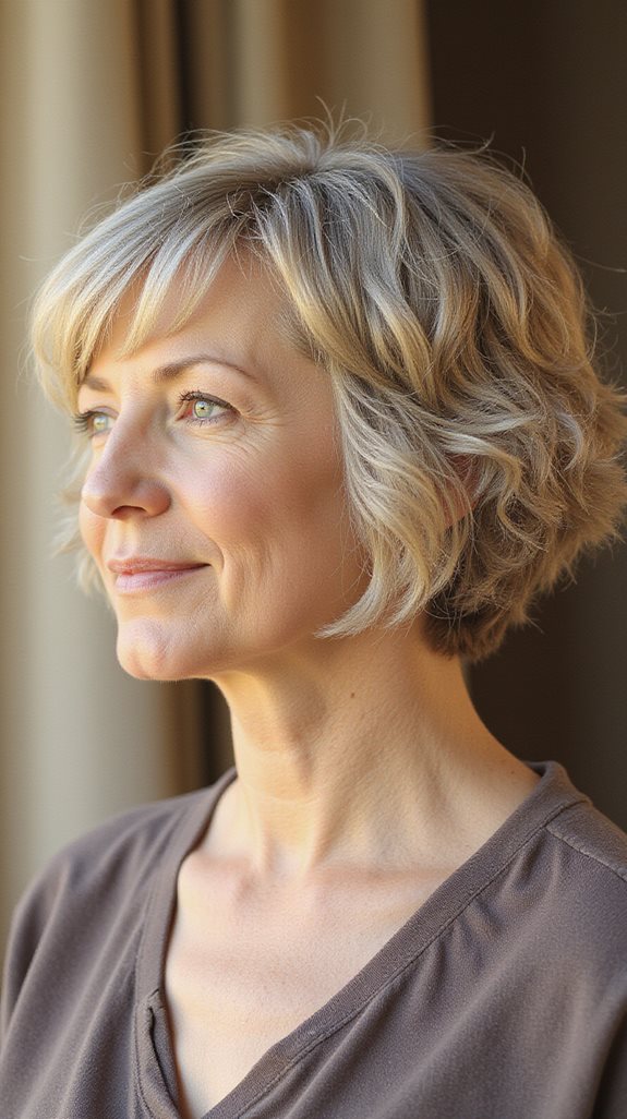 soft bob for fine hair