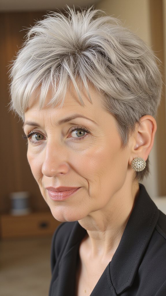 soft feminine wispy pixie