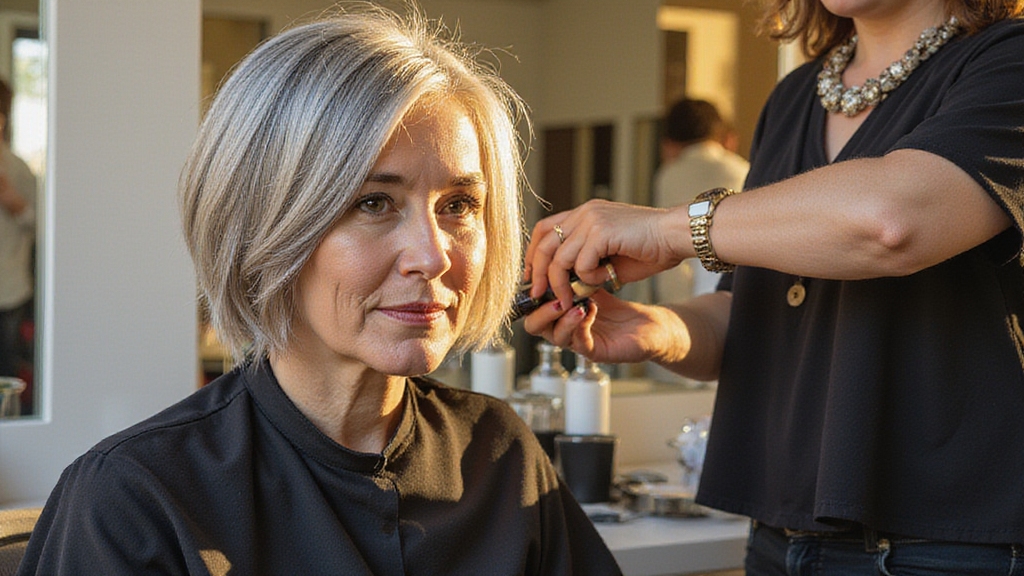 stylish haircuts for mature women