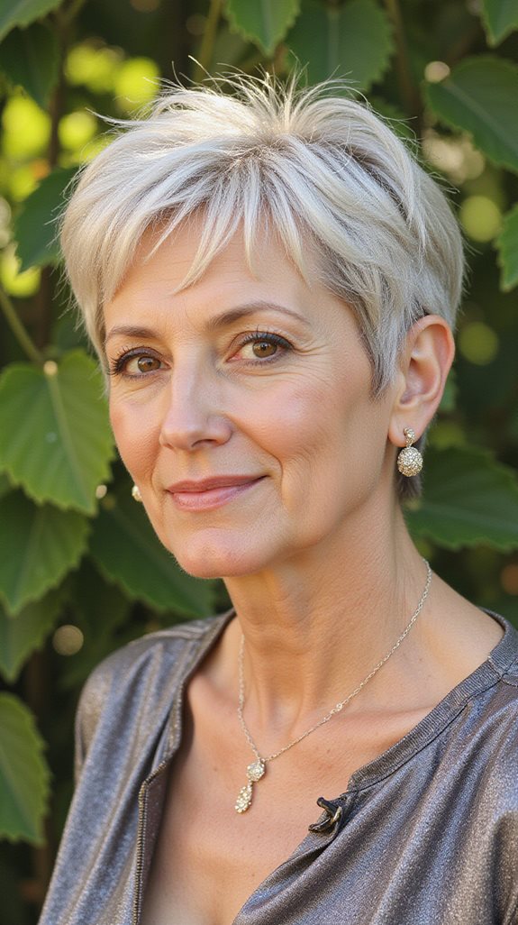 stylish pixie cuts over 50