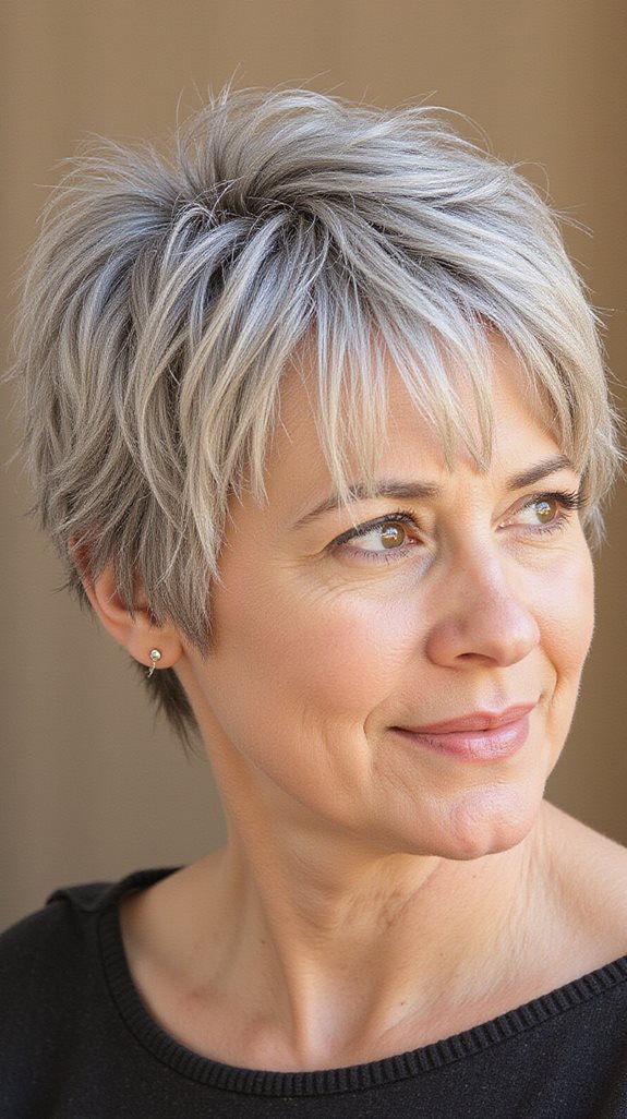textured pixie cut volume