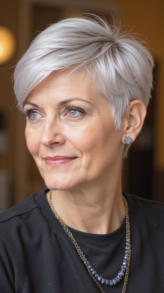 versatile pixie cut bangs