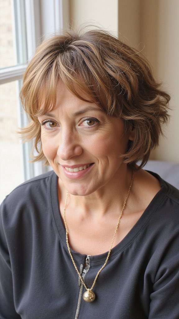 versatile youthful shaggy lob