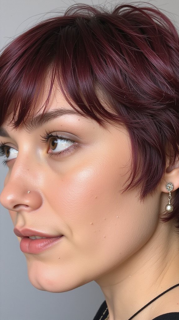 vibrant cherry cola hues