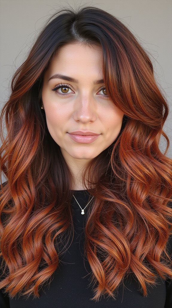 warm copper tones shine