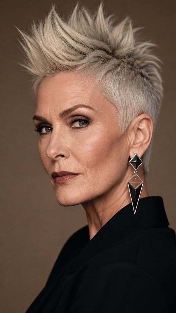 bold edgy pixie cut