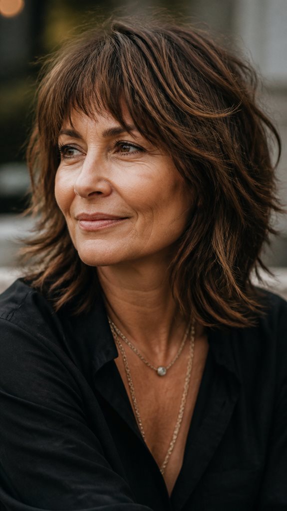 bold layered cut confidence