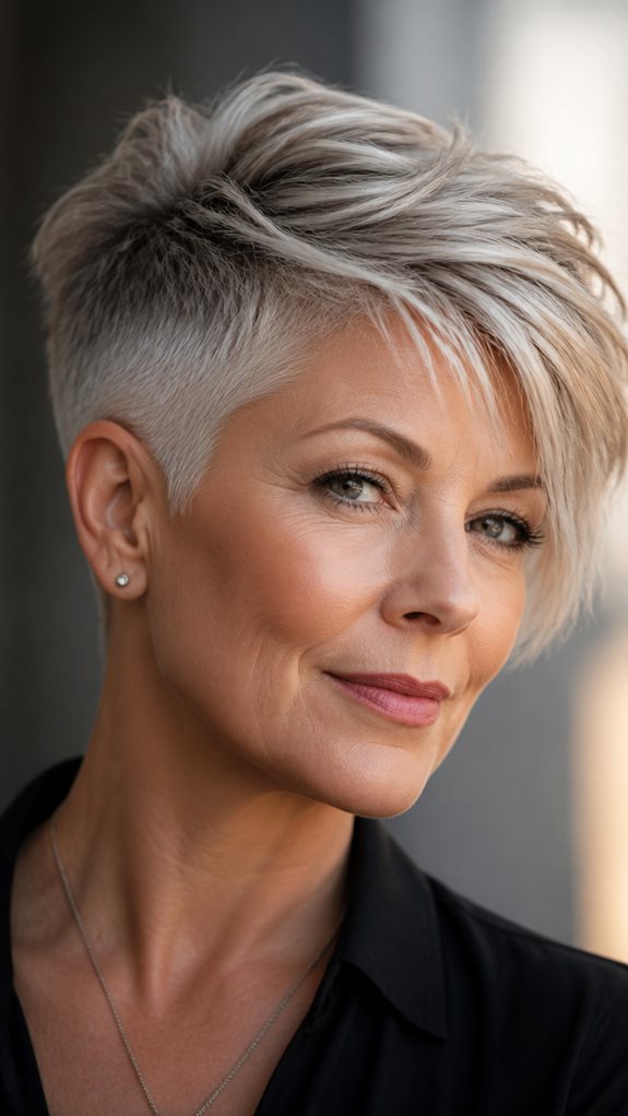 bold pixie cut transformation