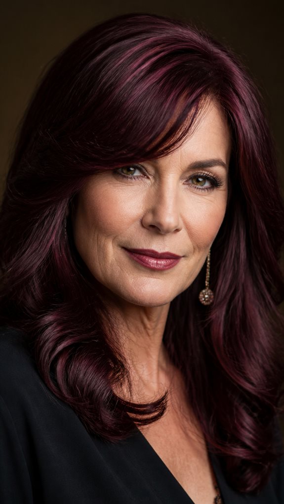 bold sophisticated deep burgundy