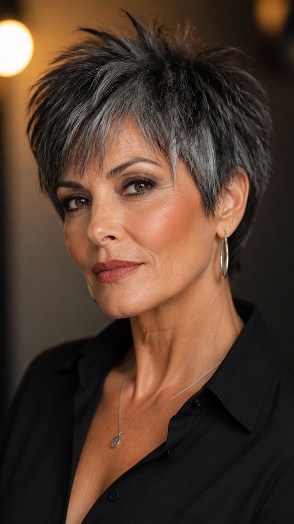 bold textured pixie shag