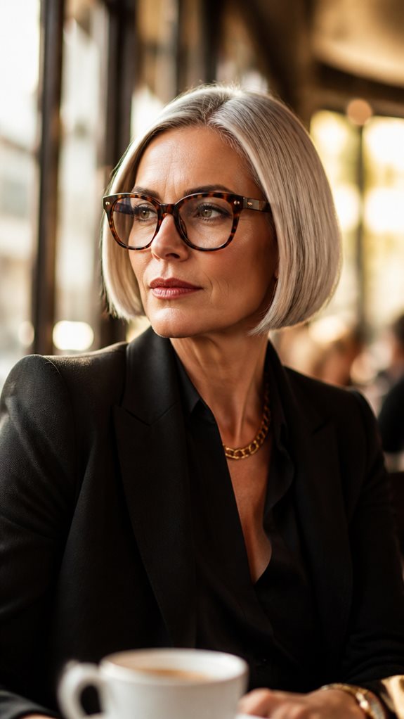 chic french bob glasses