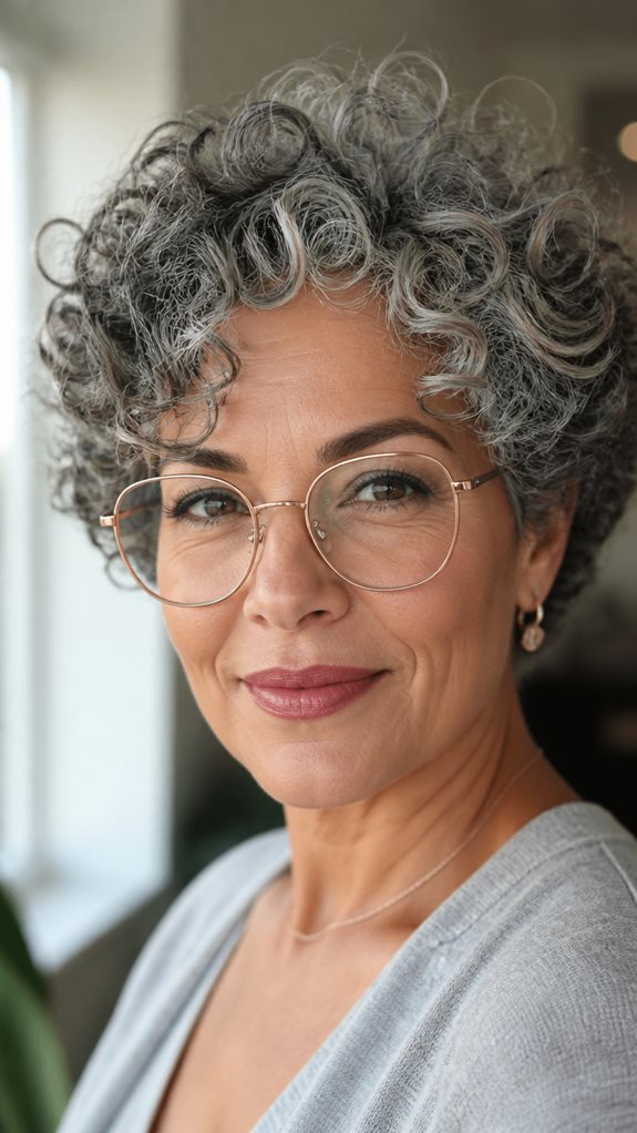 curly pixie cut styling