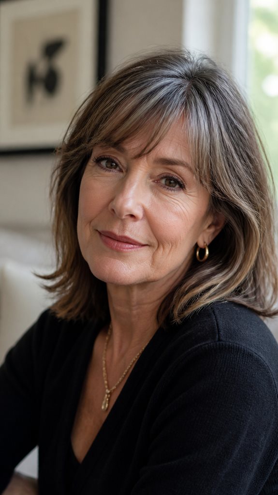 effortless bangs for women