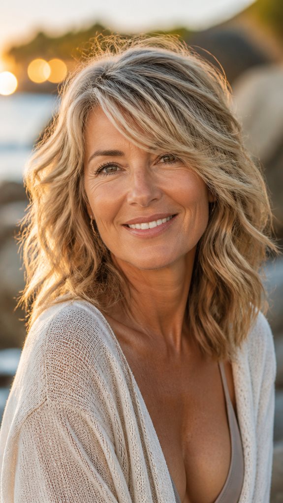 effortless beachy waves hairstyle