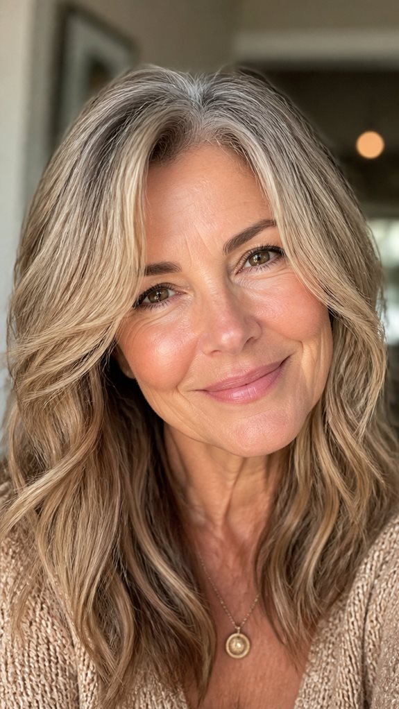 effortless blended hair color