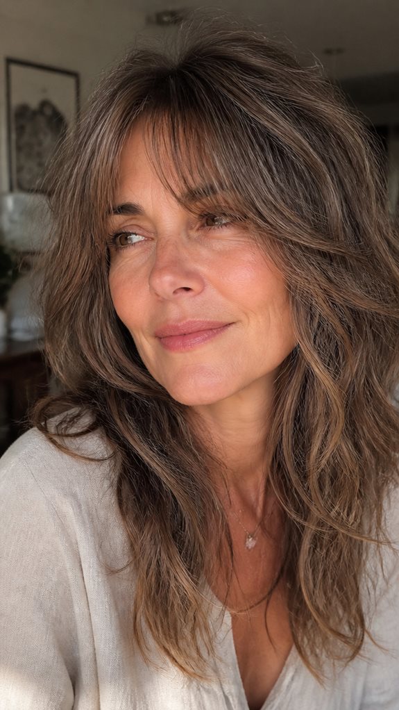 effortless chic shag haircut