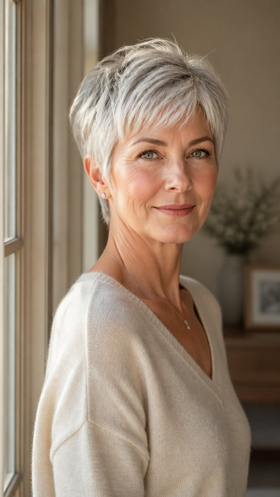 effortless classic pixie cut