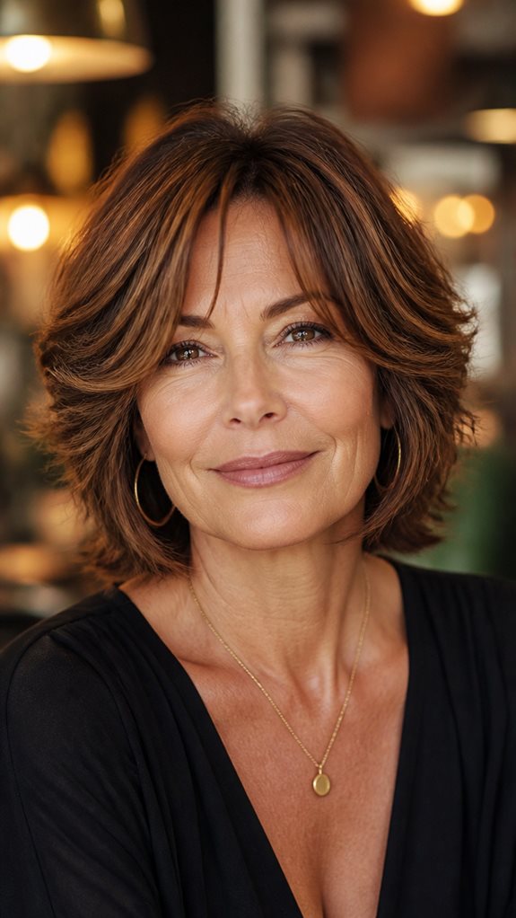 effortless layered shag haircut