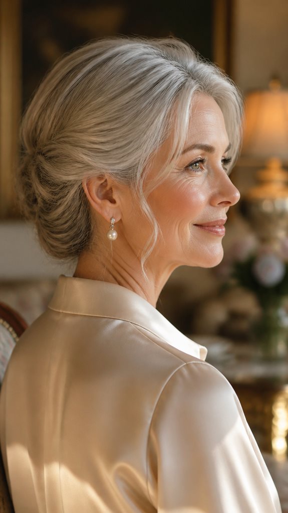elegant classic french twist