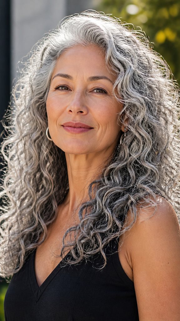 gray hair styling techniques