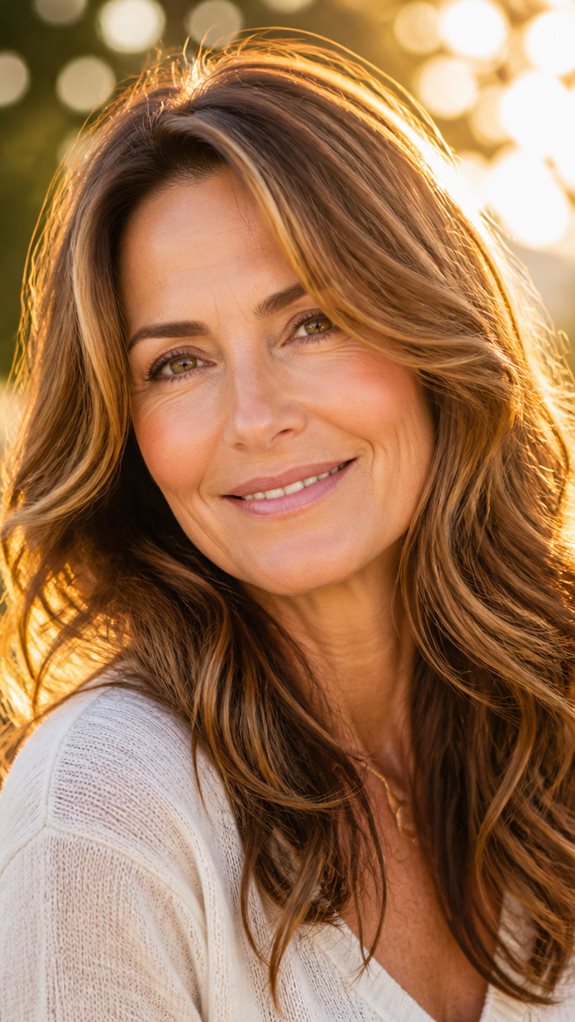 radiant golden bronze highlights