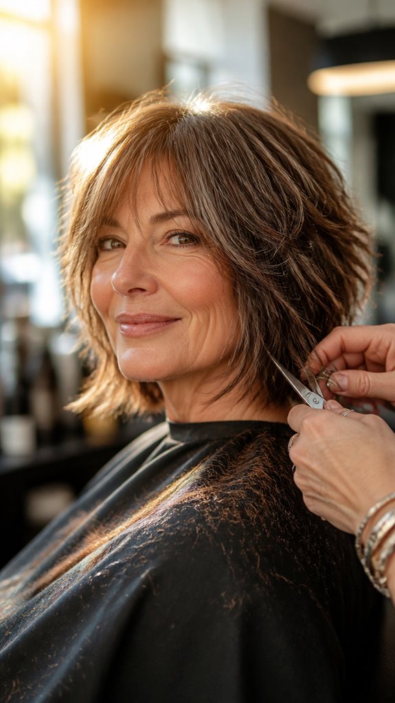regular shag haircut maintenance