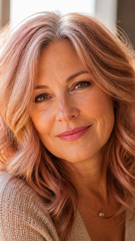 rose gold for mature skin