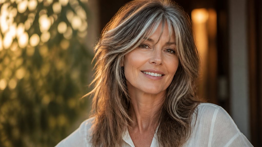shaggy hairstyles for mature women