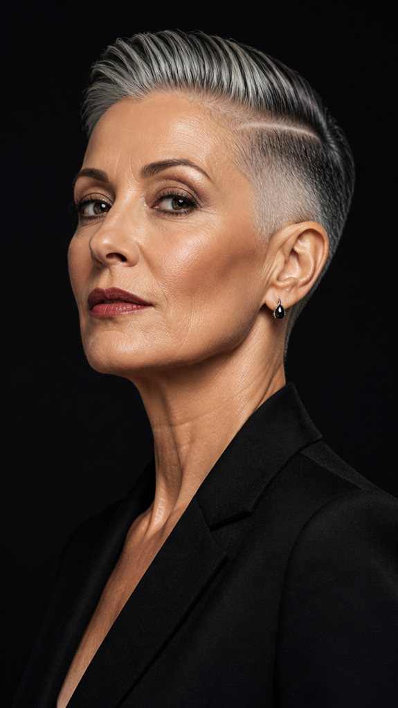 sleek structured pixie confidence