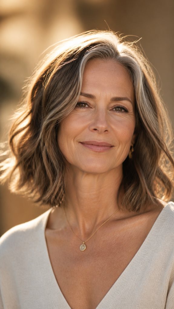 textured lobs for fine hair