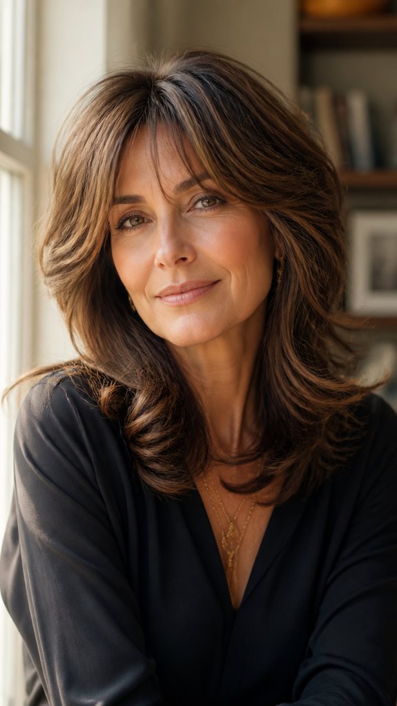 timeless layered shag haircut
