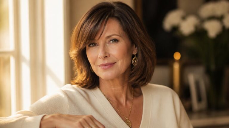 trendy bangs for mature women