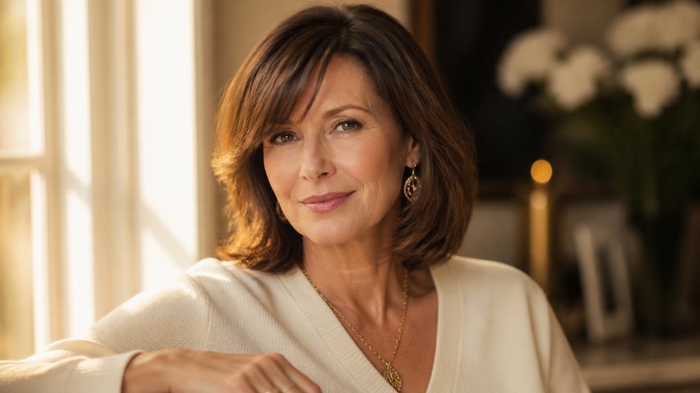 trendy bangs for mature women