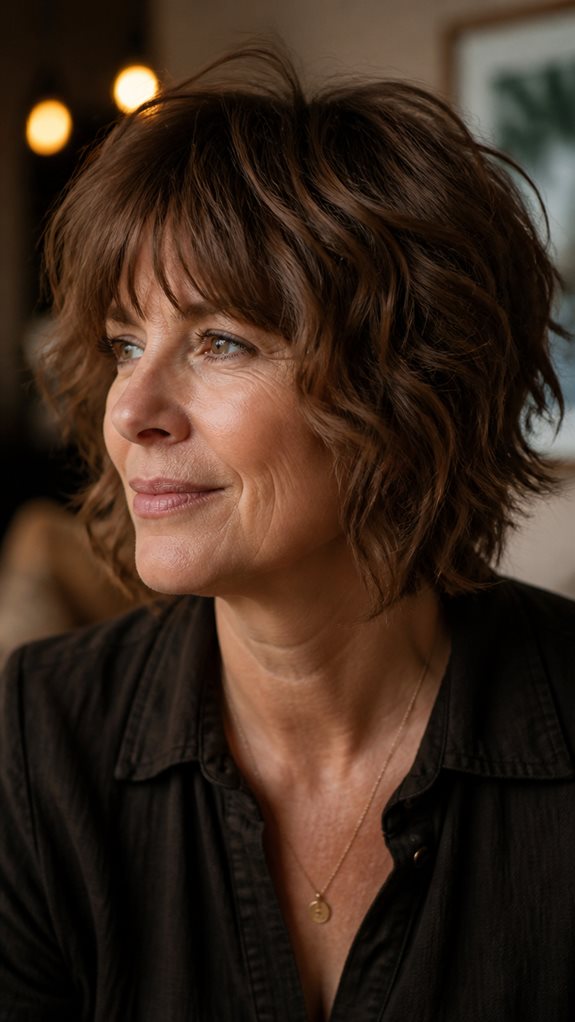 wolf cut shag hairstyle benefits
