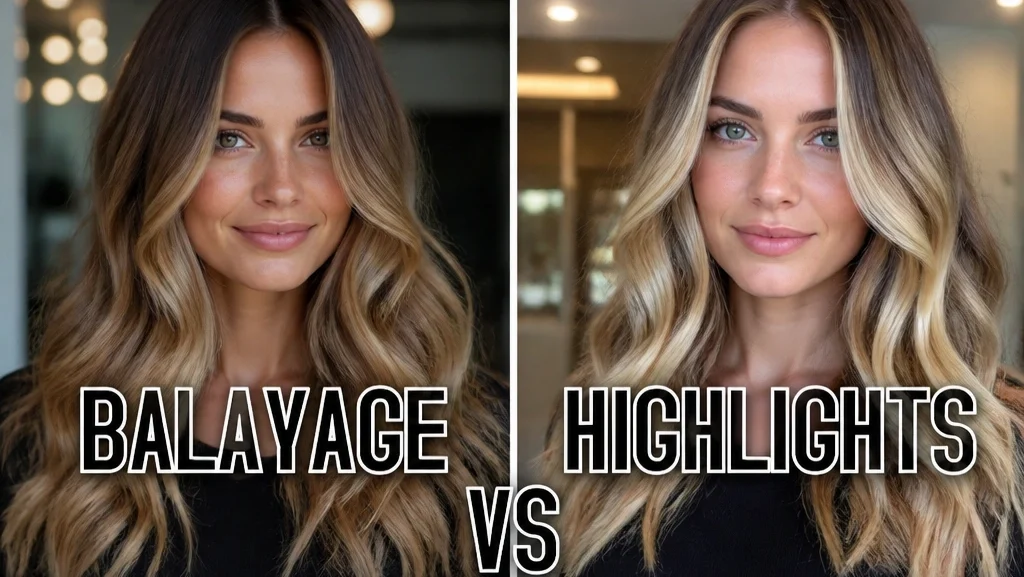 Balayage vs Highlights