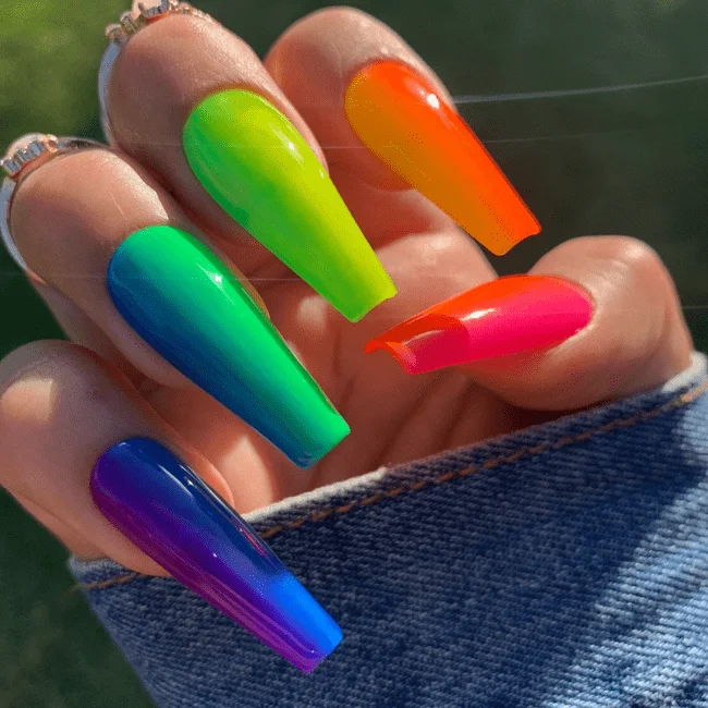 bright nails